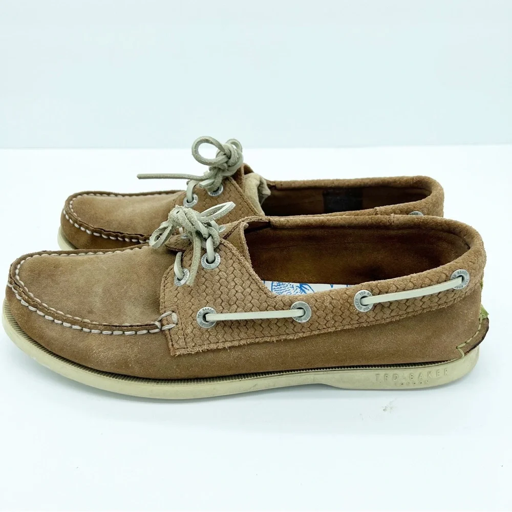 Ted Baker Brown Boat Shoes Loafers